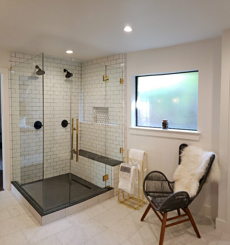 Shower door deals installation cost