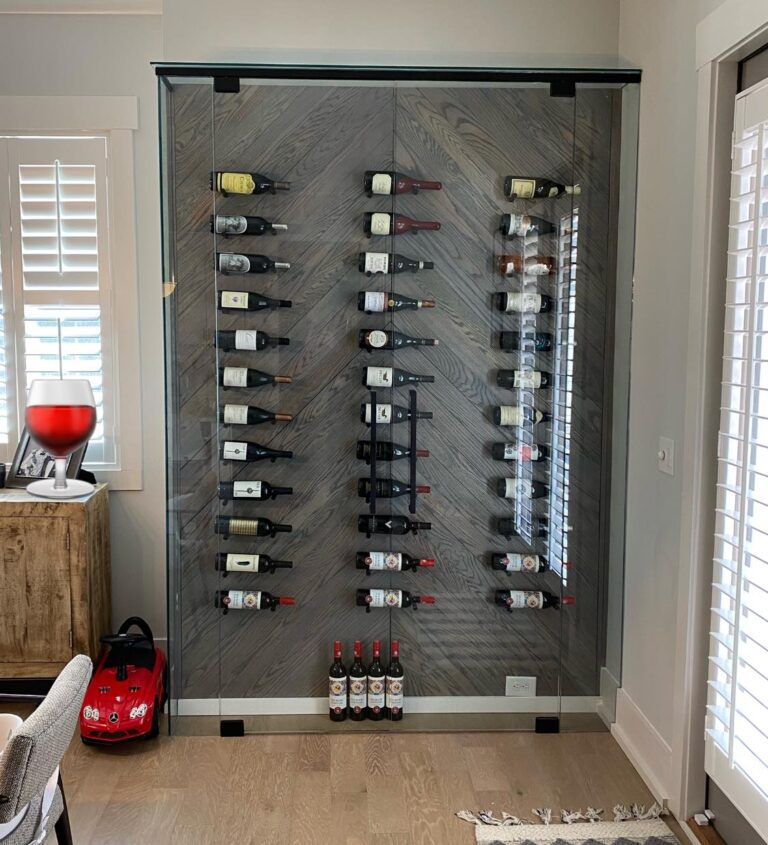 gallery custom glass wine room - Shower Doors of Charlotte