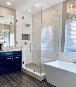 gallery frameless glass shower - Shower Doors of Charlotte