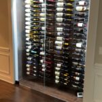 Custom Glass Wine Enclosure with Wine Bottle Display in Charlotte