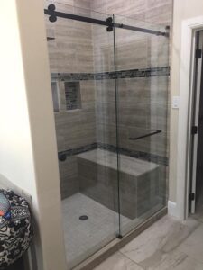 Serenity with RFP and TB MBL Shower - Shower Doors of Charlotte