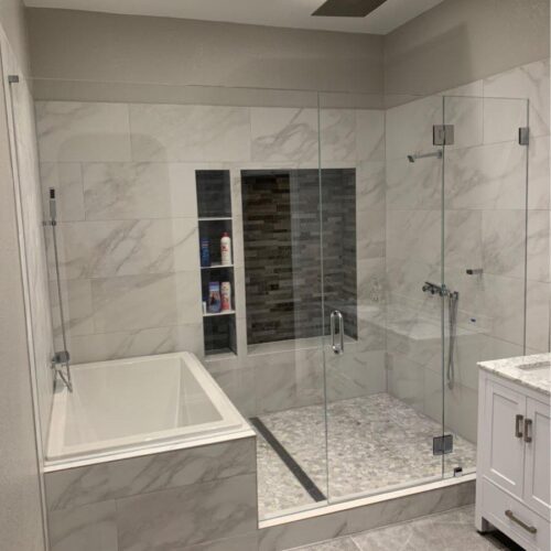 Glass to Glass Door Panel NP BN BM - Shower Doors of Charlotte