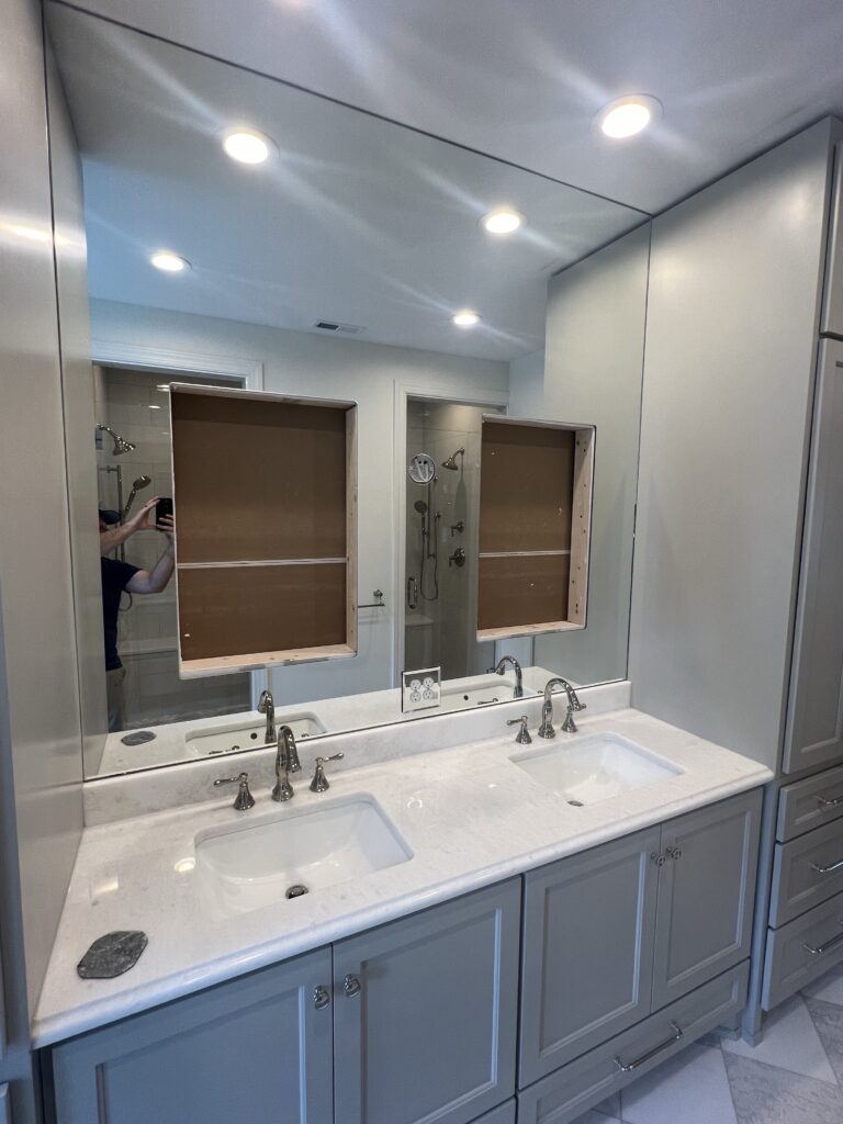 Custom Mirror Medicine Cabinet - Shower Doors of Charlotte